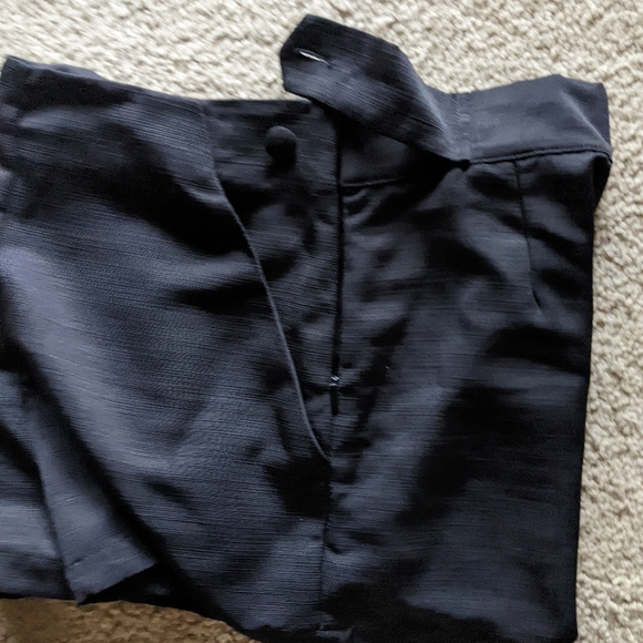 Topshop Black Short Shorts Side Zip - Size Small - Picture 8 of 9